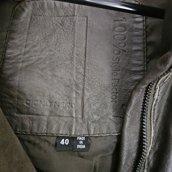 Cigno Nero Leather Jacket - Picture 3 of 6
